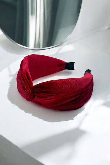 Headband Hair Comb Burgundy