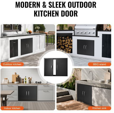Πόρτα Bbq Vevor 788x610mm Διπλή Εξωτερική Κουζίνα Smmbscjmhs31cl51jv0