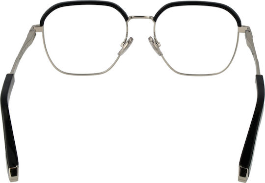 Philipp Plein Damen Metallisches Brillengestell Schwarz VPP017M 0579