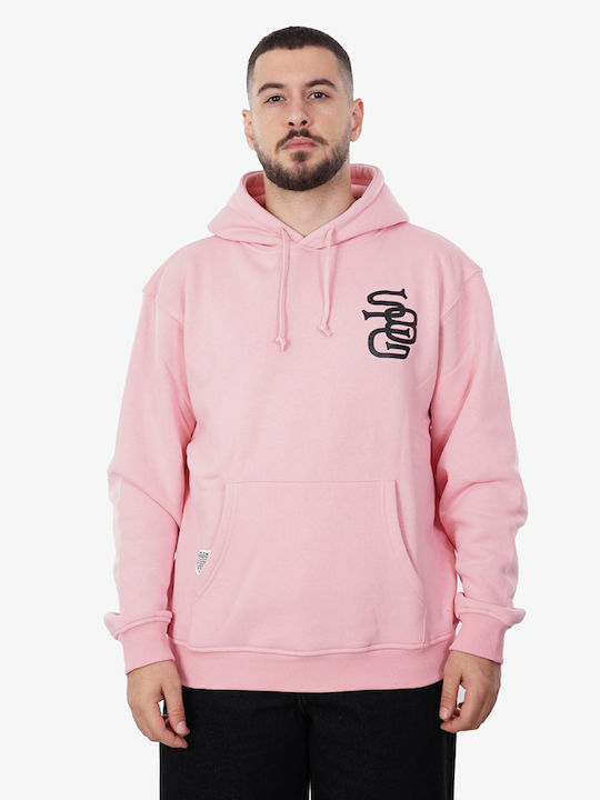 Grimey Sweatshirt with Hood Pink