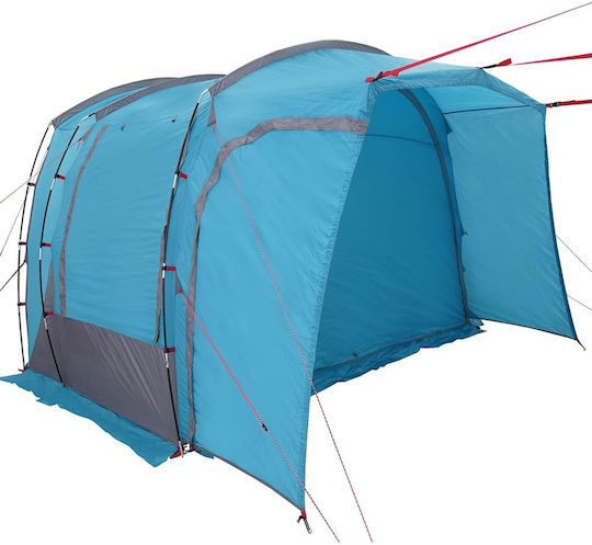 vidaXL Camping Tent Car Blue For 4 People 300x185x200cm