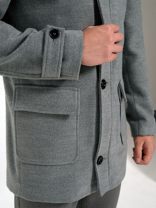 Мъжко палто grey