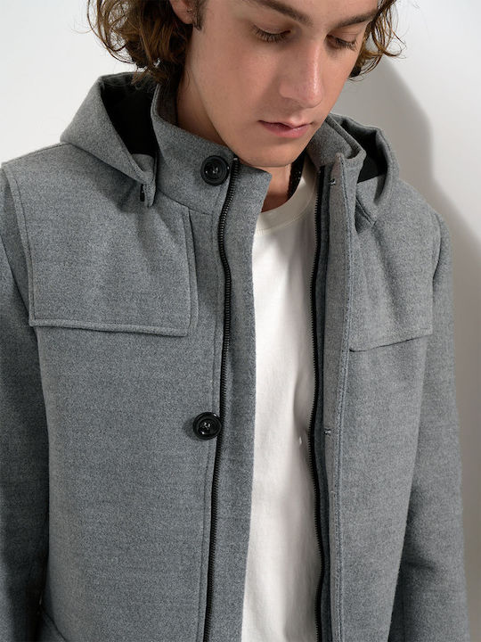 Мъжко палто grey