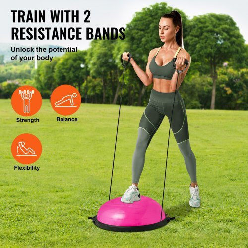 Vevor Balance Ball Rosa 1Stück