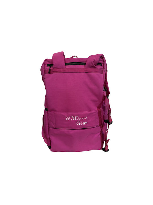 Wodproof Gear Ανδρική Τσάντα Πλάτης Γυμναστηρίου Ροζ
