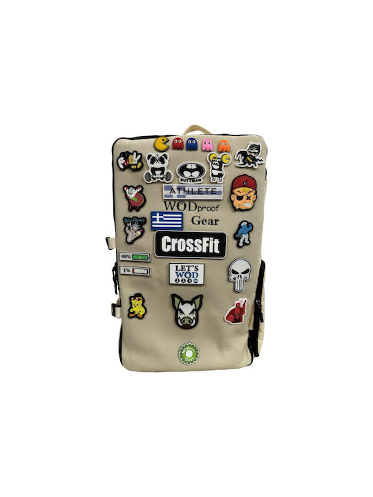 Wodproof Gear Men's Gym Backpack Beige