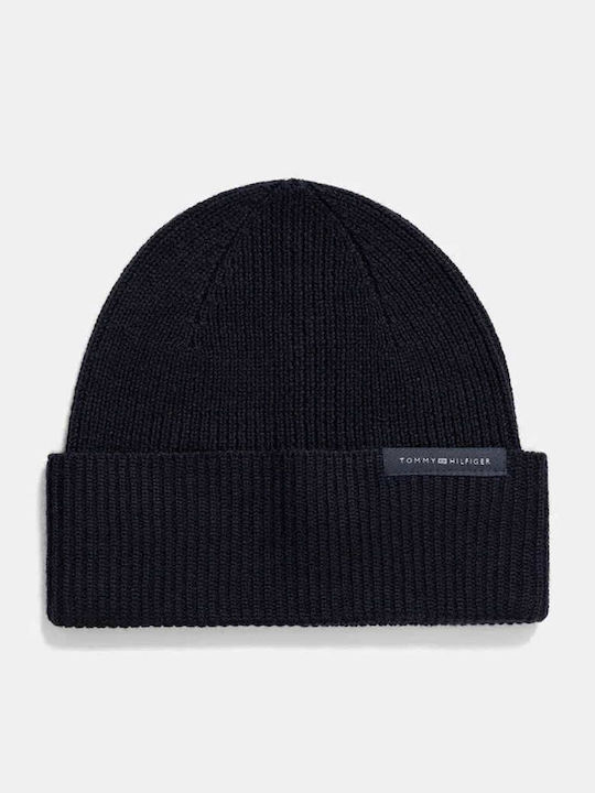 Beanie Beanie Knitted in Navy Blue color