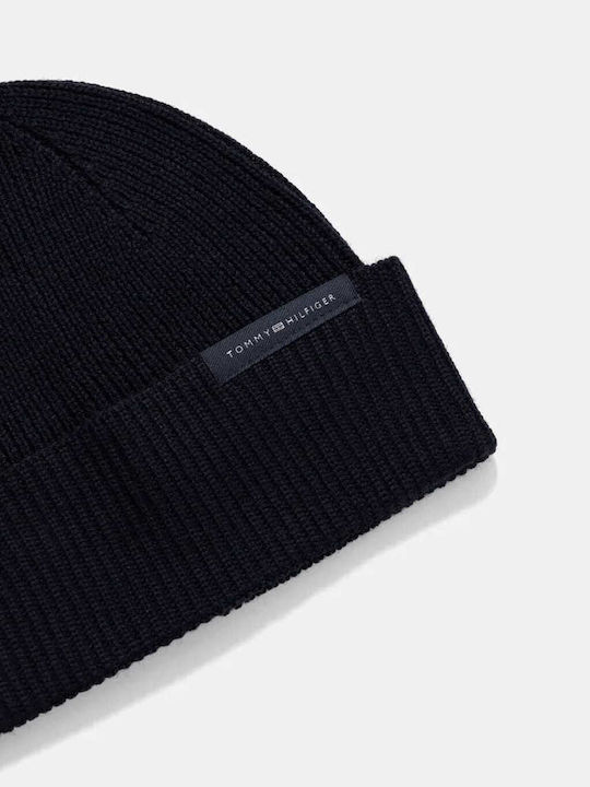 Beanie Beanie Knitted in Navy Blue color