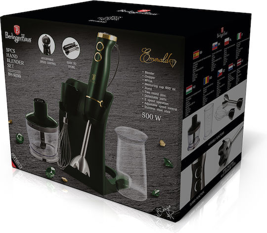 Berlinger Haus Handmixer mit Inox-Stab Grün