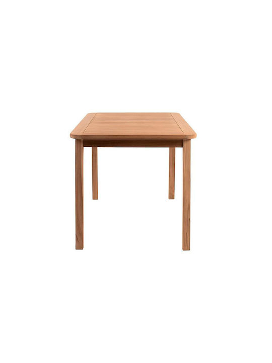 Masă Exterior Din Teak Bali Natural 140x80x75cm