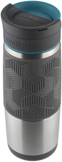 Contigo LOOP Μπουκάλι Θερμός Ανοξείδωτο 470ml Μαύρο