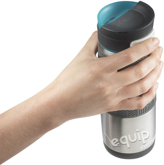 Contigo LOOP Μπουκάλι Θερμός Ανοξείδωτο 470ml Μαύρο