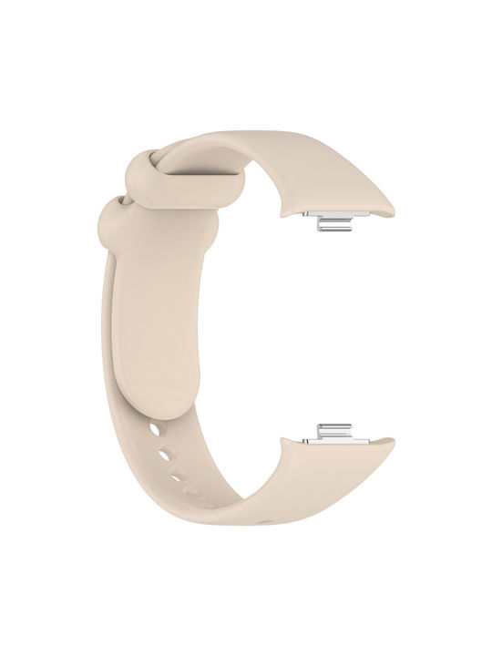 Λουράκι Σιλικόνης Μπεζ (Smart Band 8 Pro)
