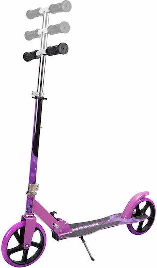 Action One Kinder 2-Rad Klappbarer Scooter Nitro Lila