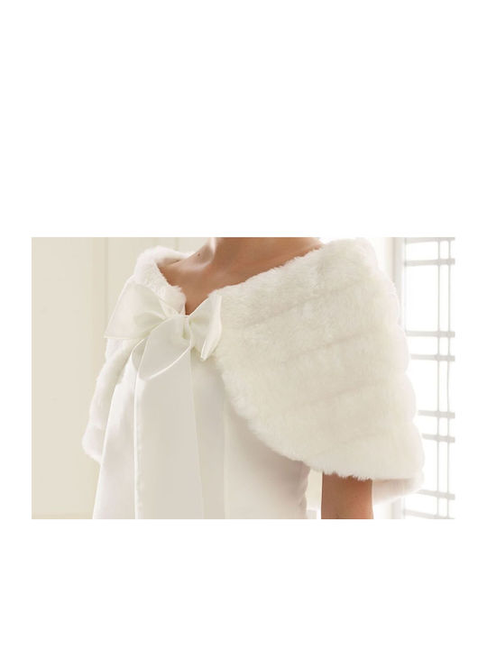 Bianco Evento Women's Short Fur IBUAR