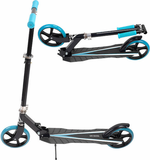 Action One Kids 2-Wheel Foldable Scooter Rave Blue
