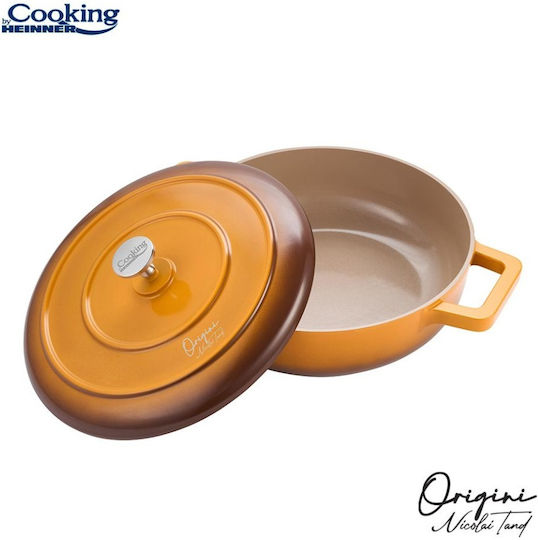 Heinner Nicolai Tand Shallow Pot made of Aluminum 3.4lt / 26cm
