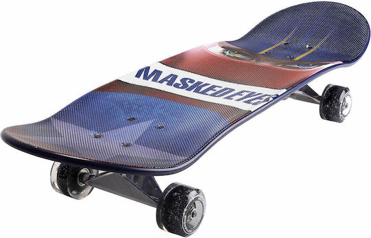 Action One Complete Shortboard Masked Eyes 70 X 20 Cm Multicolored Metallic