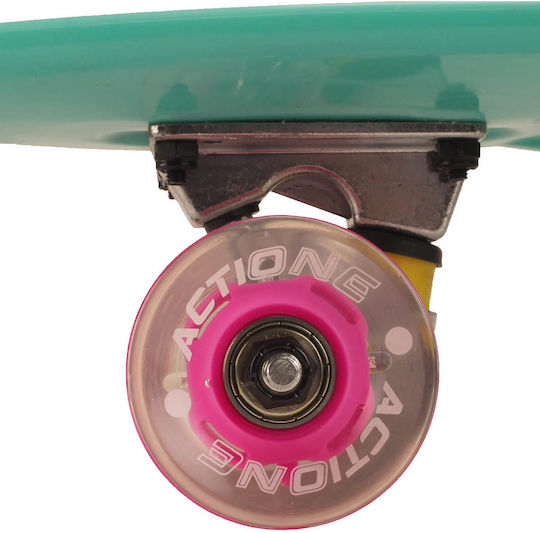 Action One Penny Board Complet Paradis Tropical 58 X 16 Cm Multicolor