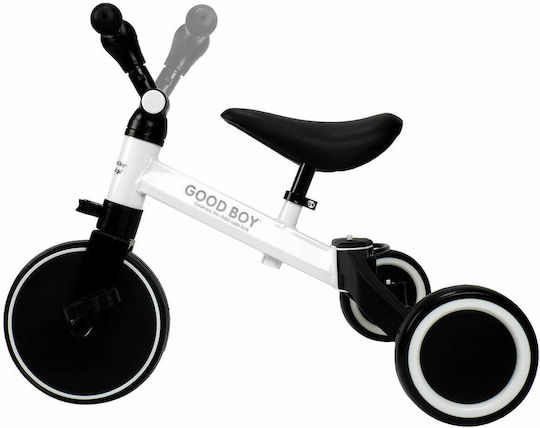 Action One Kids Balance Bike Tricycle Milo White