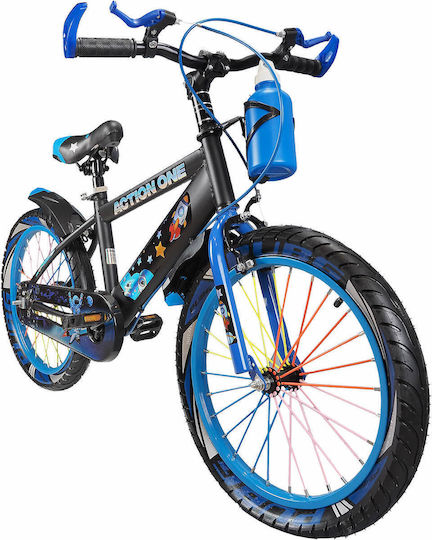Action One 18" Kids Bicycle City Nova Blue