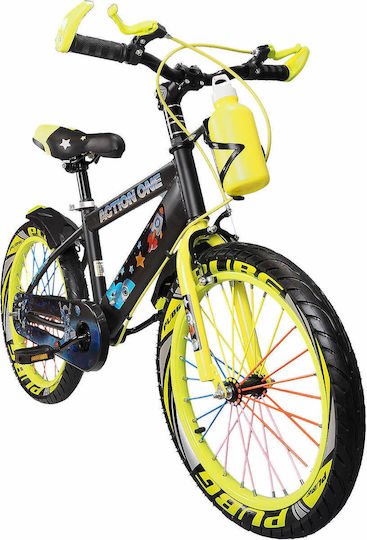 Bicicletă pentru copii Action One 16" City Genesis Verde Neon