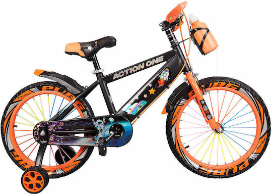 Action One 18" Kids Bicycle City Nova Orange