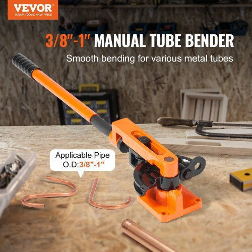 Îndoitore manuală de țevi Vevor 3/8" 1" 7 matrițe cupru și aluminiu Sdwgjcsgy7381k20rv0
