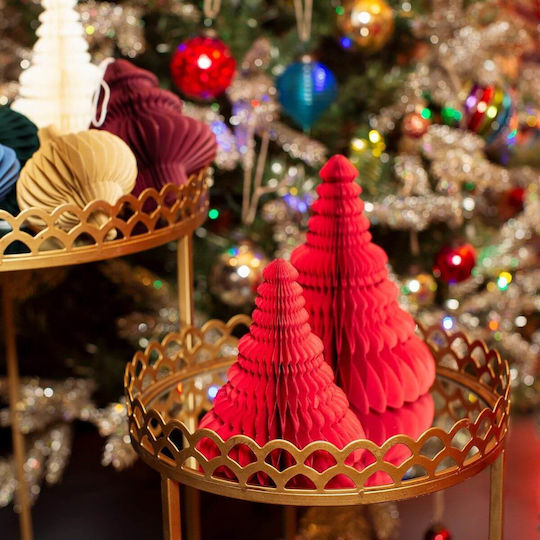 Weihnachtsdekoration Baum Rot 2Stück