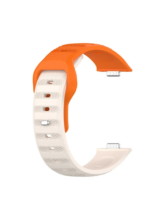 Curea Silicon Portocaliu (Ceas Huawei Fit 3)