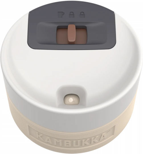 Kambukka Etna Ποτήρι Θερμός Ανοξείδωτο 500ml Barely Beige