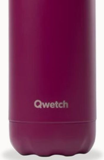 Qwetch Stainless Steel Thermos Bottle BPA Free 500ml Burgundy
