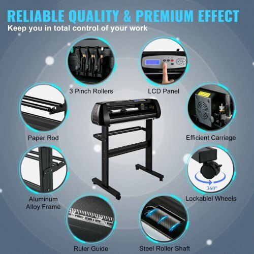 Vevor 28" Vinyl Cutter Bluetooth Signmaster Software Kzjocsk720lsi6teyv2
