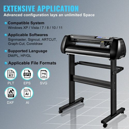 Vevor 28" Vinyl Cutter Bluetooth Signmaster Software Kzjocsk720lsi6teyv2