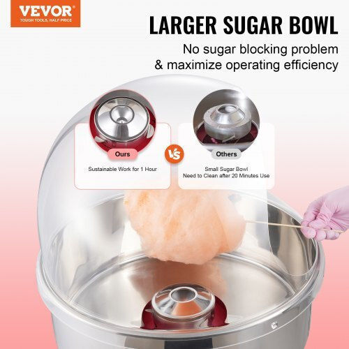 Vevor Commercial Cotton Candy Machine 1000W