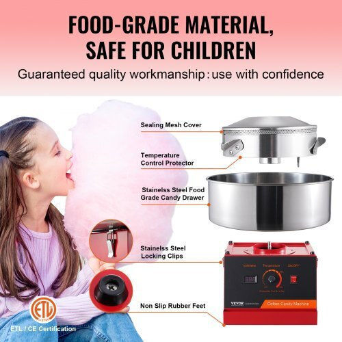 Vevor Commercial Cotton Candy Machine 1000W