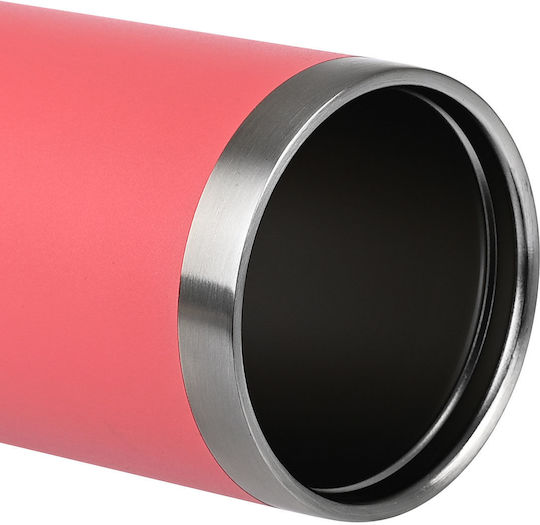 Estia Travel Chug Save the Aegean Μπουκάλι Θερμός Ανοξείδωτο BPA Free 500ml Fusion Coral