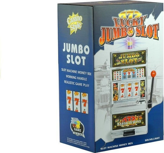 Αξεσουάρ Πάρτυ Big Slot Machine Casino With Sounds Money Bank