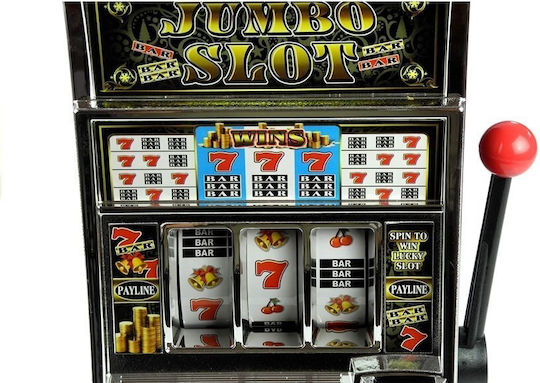 Αξεσουάρ Πάρτυ Big Slot Machine Casino With Sounds Money Bank