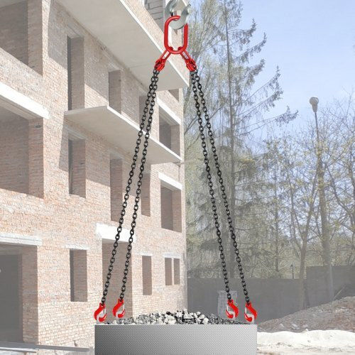 Vevor Lifting Chain 10ft 5/16" 5 Ton 4 Hooks 3msglt00000000001v0