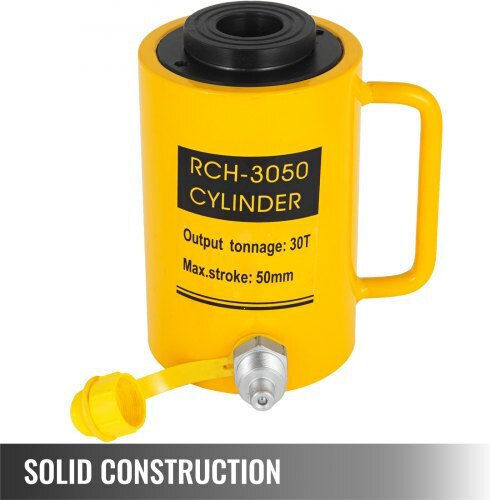 30t Hydraulic Hollow Piston Cylinder 50mm Heavy Duty Qjd30t50mmkxyy001v0