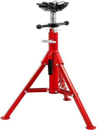 Vevor Βάση Σωλήνων V-head 1107a Αναδιπλούμενη Χωρητικότητα 2 Τόνων 28-51.5 Ίντσες 4 Μπάλες Μεταφοράς Jj1107a4ytgjvx001v0