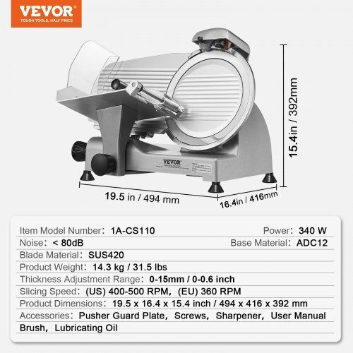 Vevor Multi Cutter Machine 360rpm