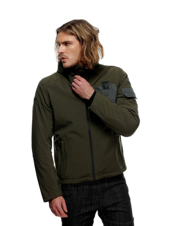 Dainese Corso Absoluteshell Pro Men's Motorcycle Jacket 4 Seasons Waterproof Green