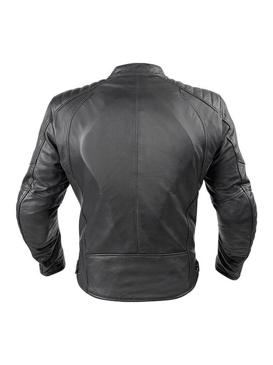 Nordcode Rebel Oversize Δερμάτινο Ανδρικό Μπουφάν 4 Εποχών Μαύρο