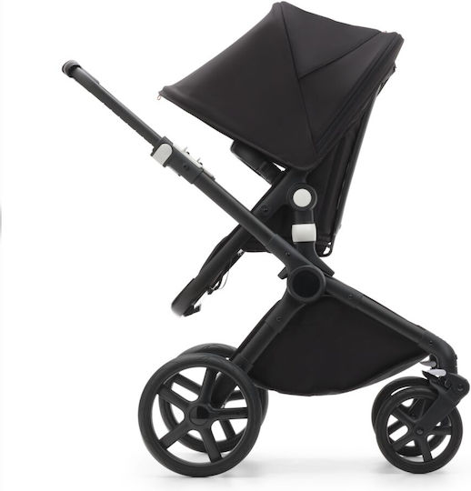 Bugaboo Fox Cub Ρυθμιζόμενο Καρότσι 2 σε 1 Kατάλληλο για Nεογέννητο Black/Midnight Black 9.6kg
