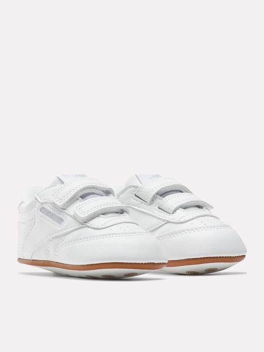 Reebok Βρεφικά Sneakers Αγκαλιάς Λευκά Club C Crib