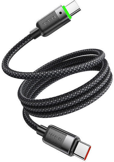 Mcdodo Magnetic USB 2.0 Cable USB-C Male - USB-C 60W Black 1.2m 606P90