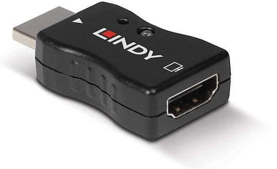 Lindy HDMI Emulator 2.1 Edid Max Resolution 7680x4320@60Hz 4:4:4 10bit Bandwidth Supported 48Gbps Hdcp 2.3 Material