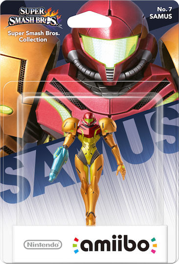 Nintendo Amiibo Super Smash Bros No.7 Samus Character Figure for WiiU